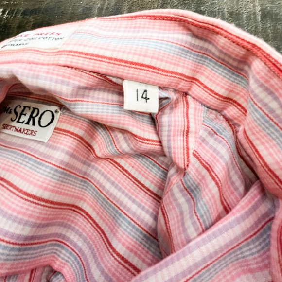 Vintage Ms. SERO Deadstock Women's Long Sleeve Blouse Shirt Deadstock Retro - Picture 4 of 8